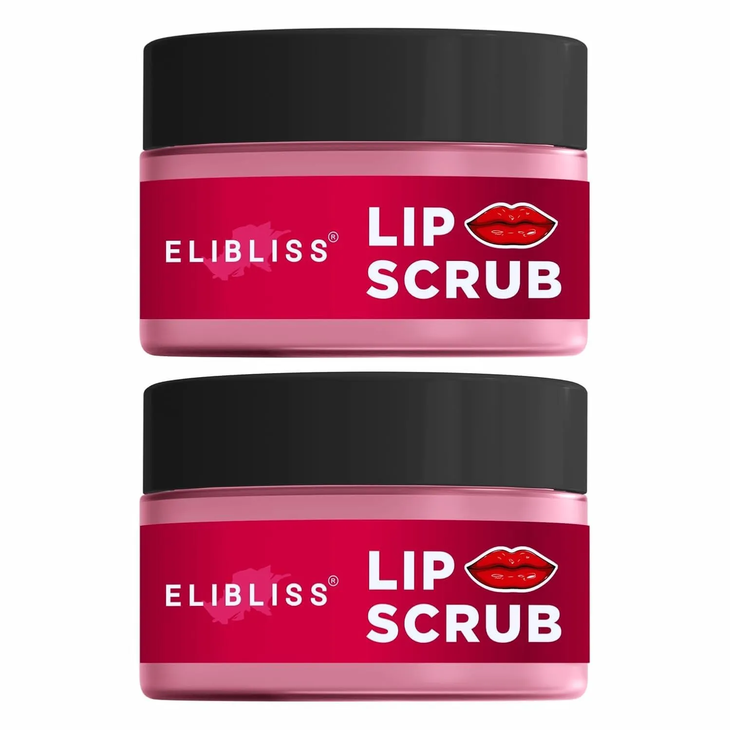 Strawberry Lip Exfoliating Scrub for Dark, Dry & Chapped Lips (15GM(Pack of 2))