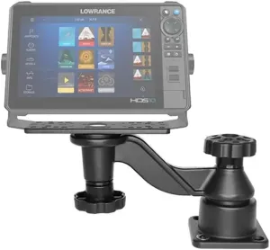 Strg Fish Finder Mount, 6" Arm Fish Finder Swing Mount Marine Electronics Mounts Compatible with Scotty Garmin Lowrance Humminbird