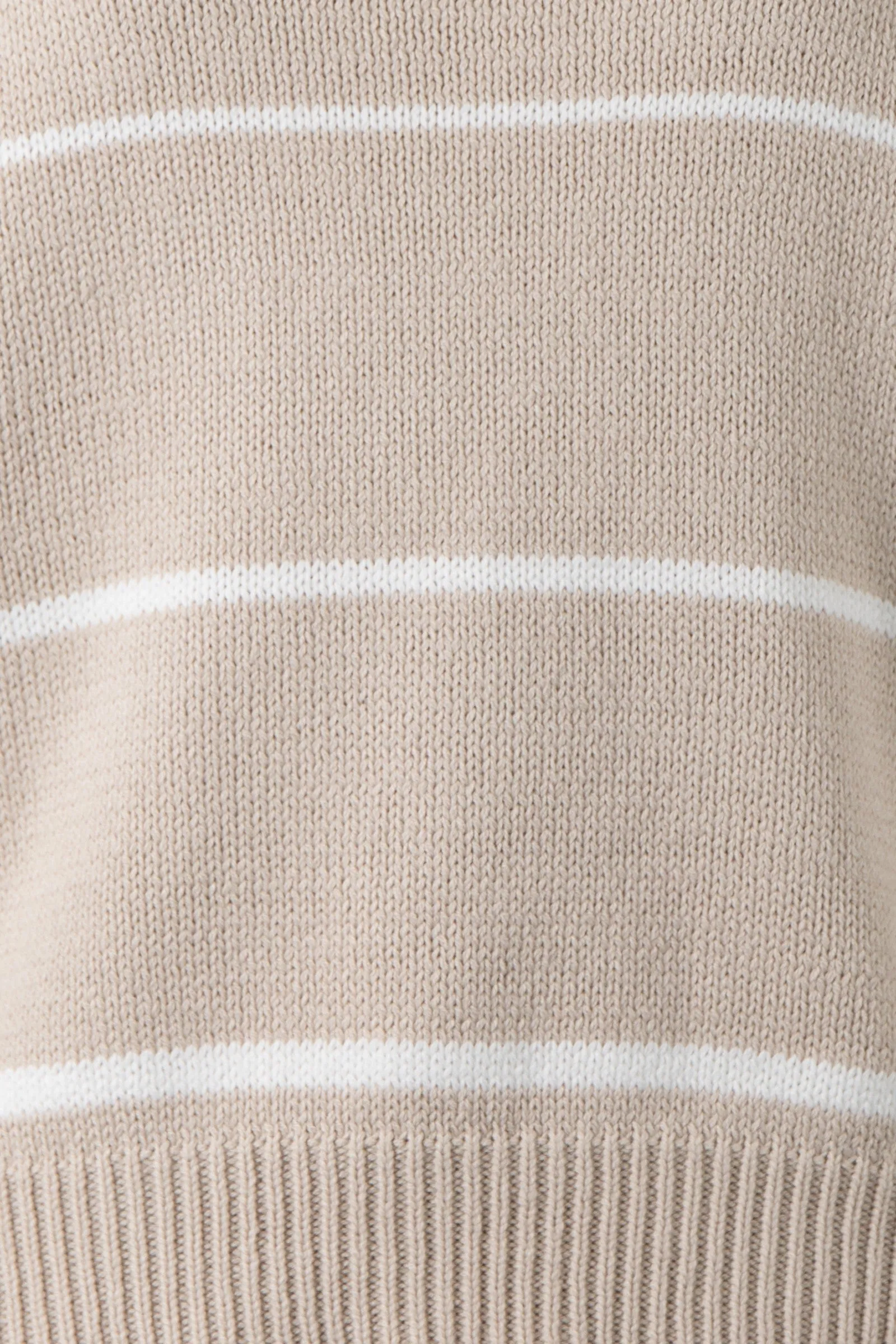 Striped Lightweight Cropped Knit Sweater Top