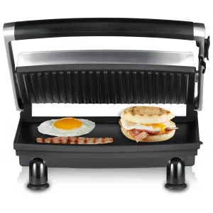 Sunbeam Compact Cafe Grill 2 Slice Sandwich Press - GR8210