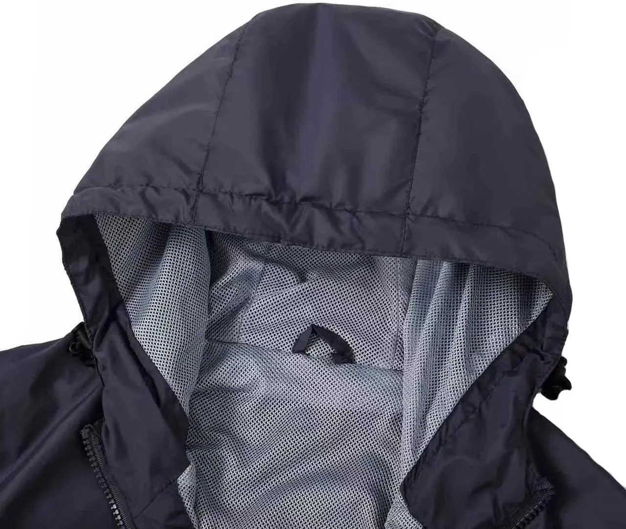 SUNDAY ROSE Women Rain Jacket Lightweight Waterproof Raincoat Hooded Windbreaker