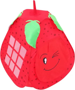 SUPVOX Strawberry Tent Portable Game House Foldable Indoor Castle for Play Tent for Imagination Creativity Easy to Clean Suitable for Ages