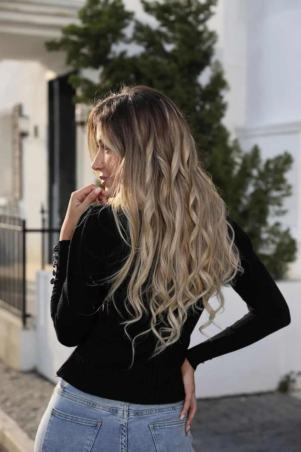 Tape in Hair Extensions Human Hair 14 inch Skin Weft Tape in Straight Thick Natural Hair Extensions with 12 Pieces Replacement Tape 20pcs 50g Ash Blonde/Lightest Blonde #18/613