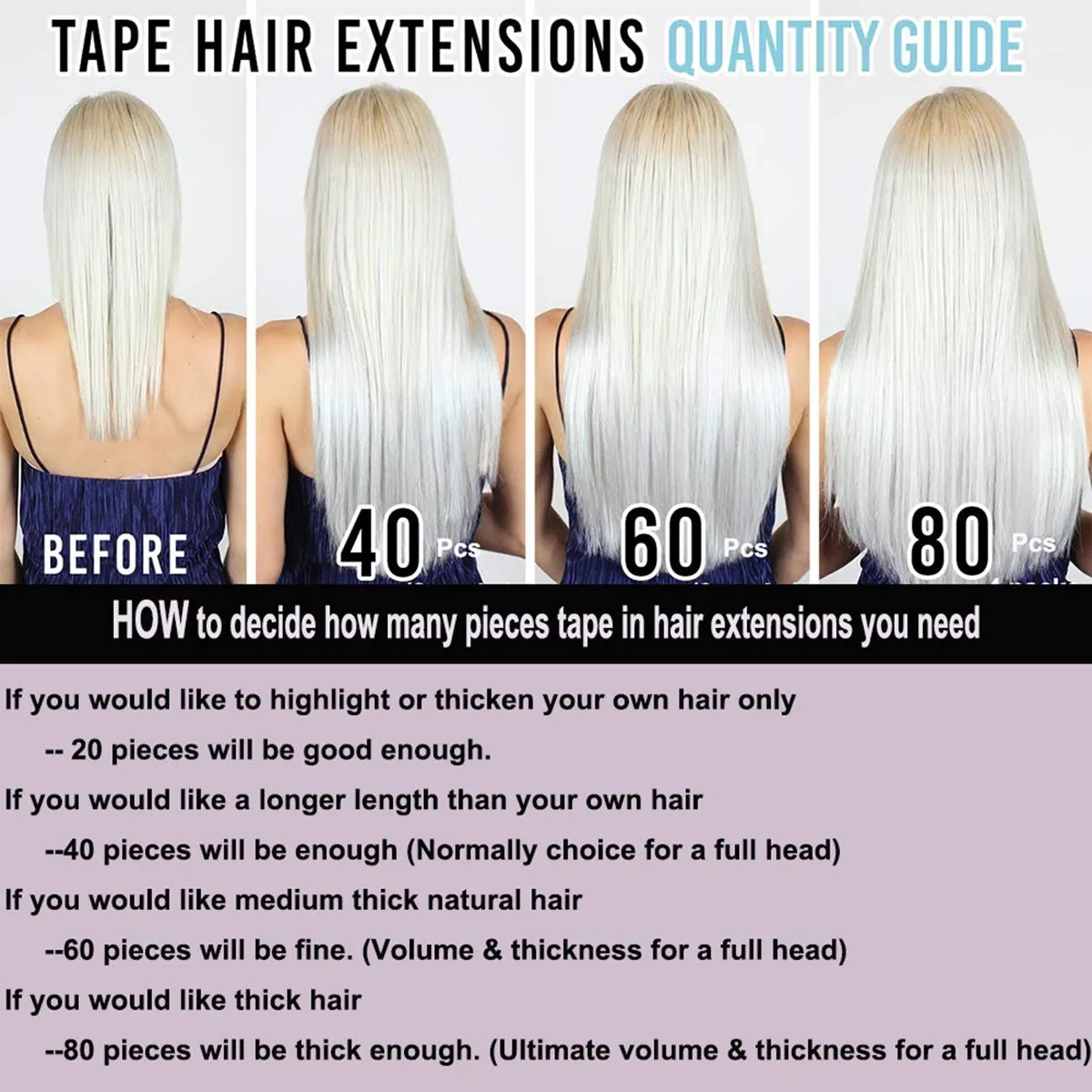 Tape in Hair Extensions Human Hair 14 inch Skin Weft Tape in Straight Thick Natural Hair Extensions with 12 Pieces Replacement Tape 20pcs 50g Chocolate Brown #4