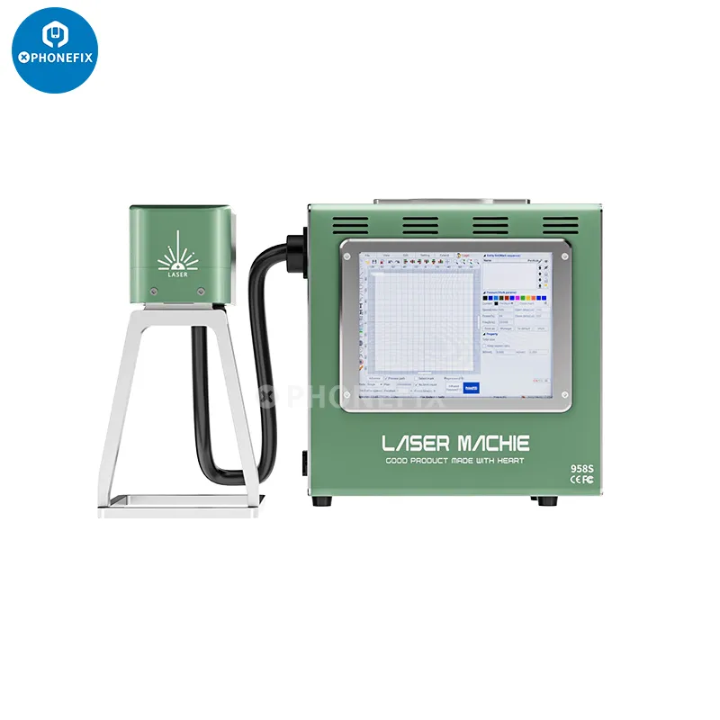TBK 958S 20W Laser Machine Handheld DIY Marking Engraving Tool