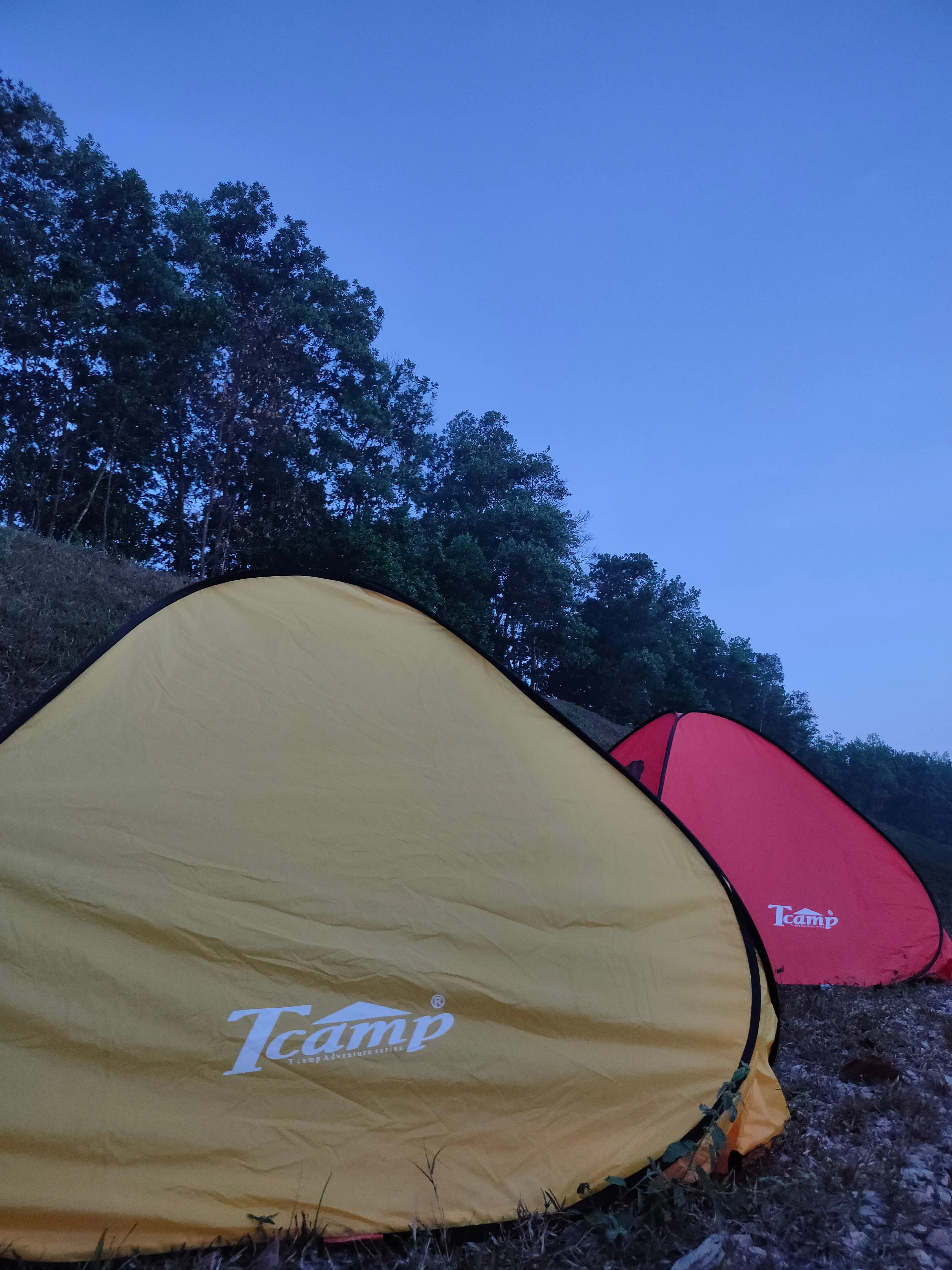 Tcamp Auto Tent 3-4ppl - Yellow