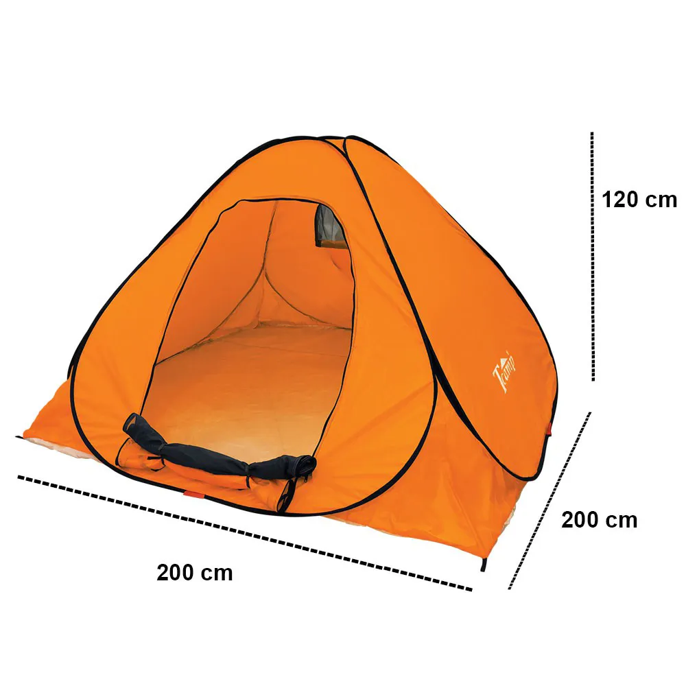 Tcamp Auto Tent 3-4ppl - Yellow