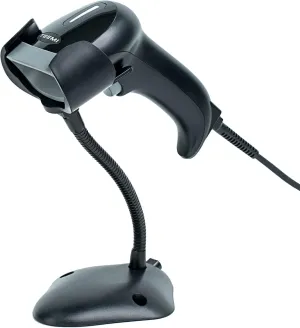 TEEMI 2D USB Barcode Scanner with Stand Inventory Bar Code Reader 1D QR Code Scan Handsfree Scanning Gun for Warehouse Library Supermarket Support Virtual COM Port