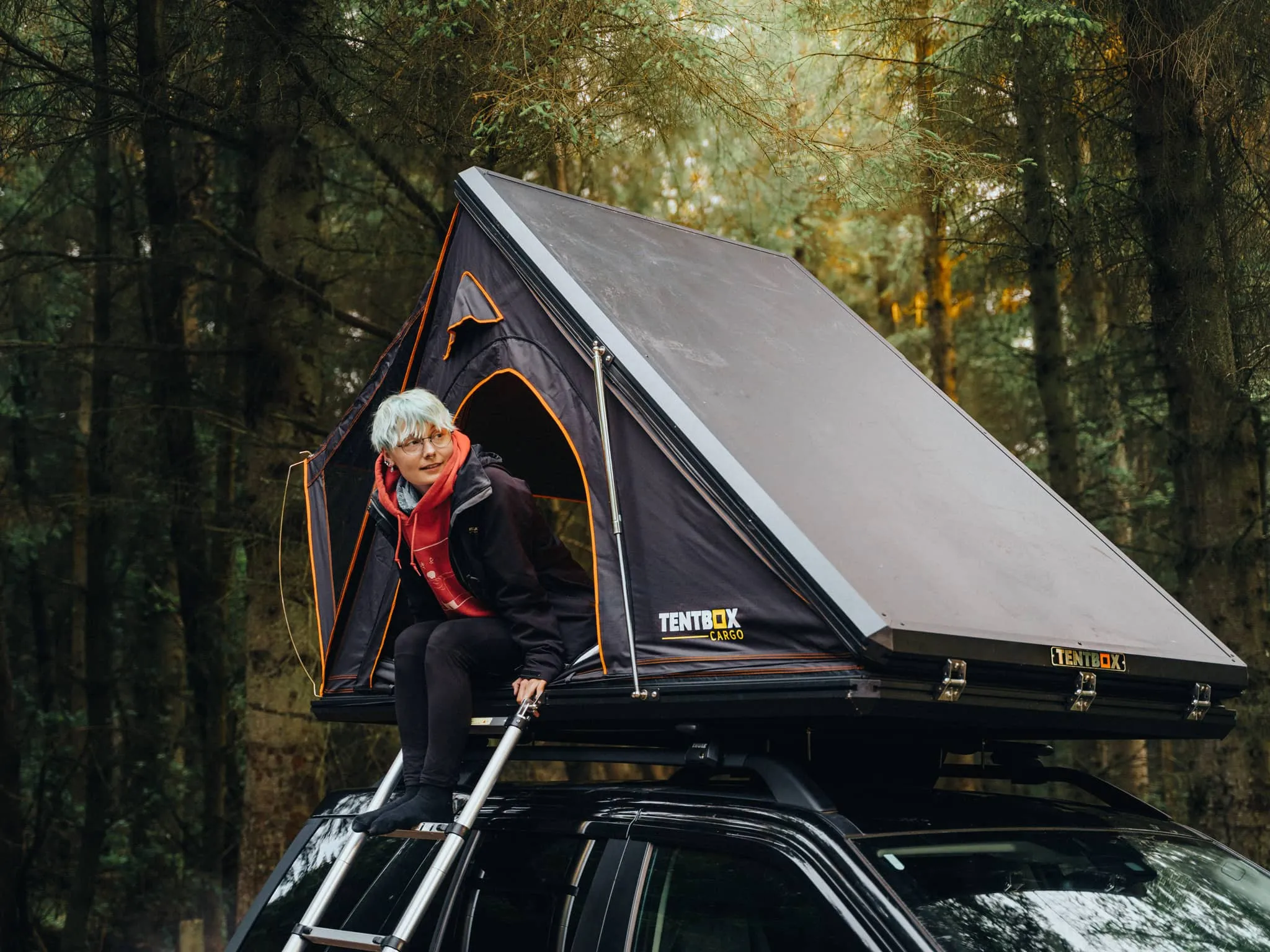 TentBox Cargo Rooftop Tent, 4-Season  Easy Setup