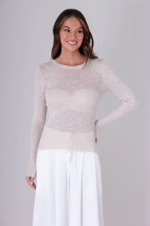 TG8113 LIGHTWEIGHT KNIT TOP