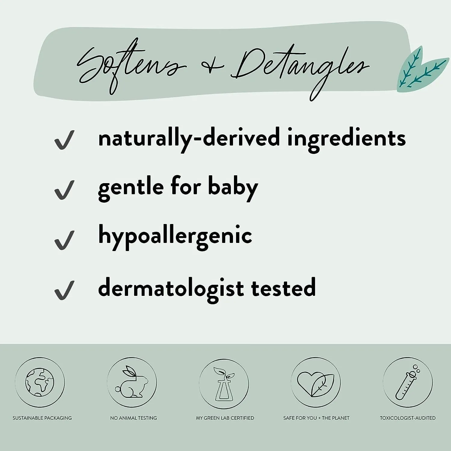 The Honest Company Conditioning Hair Detangler 3-Pack | Leave-in Conditioner   Fortifying Spray | Tear-free, Cruelty-Free, Hypoallergenic | Citrus Vanilla Refresh, 4 fl oz each (pack of 3)