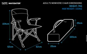 THE NAVIGATOR NOWHERE CHAIR ADULTS / KIDS