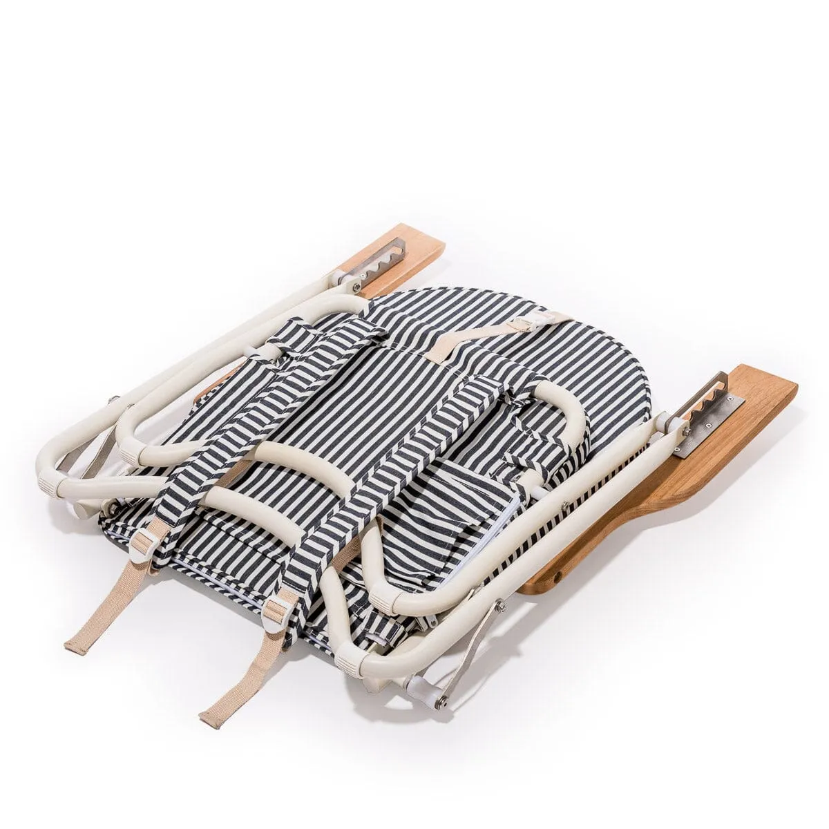 The Pam Chair - Laurens Navy Stripe