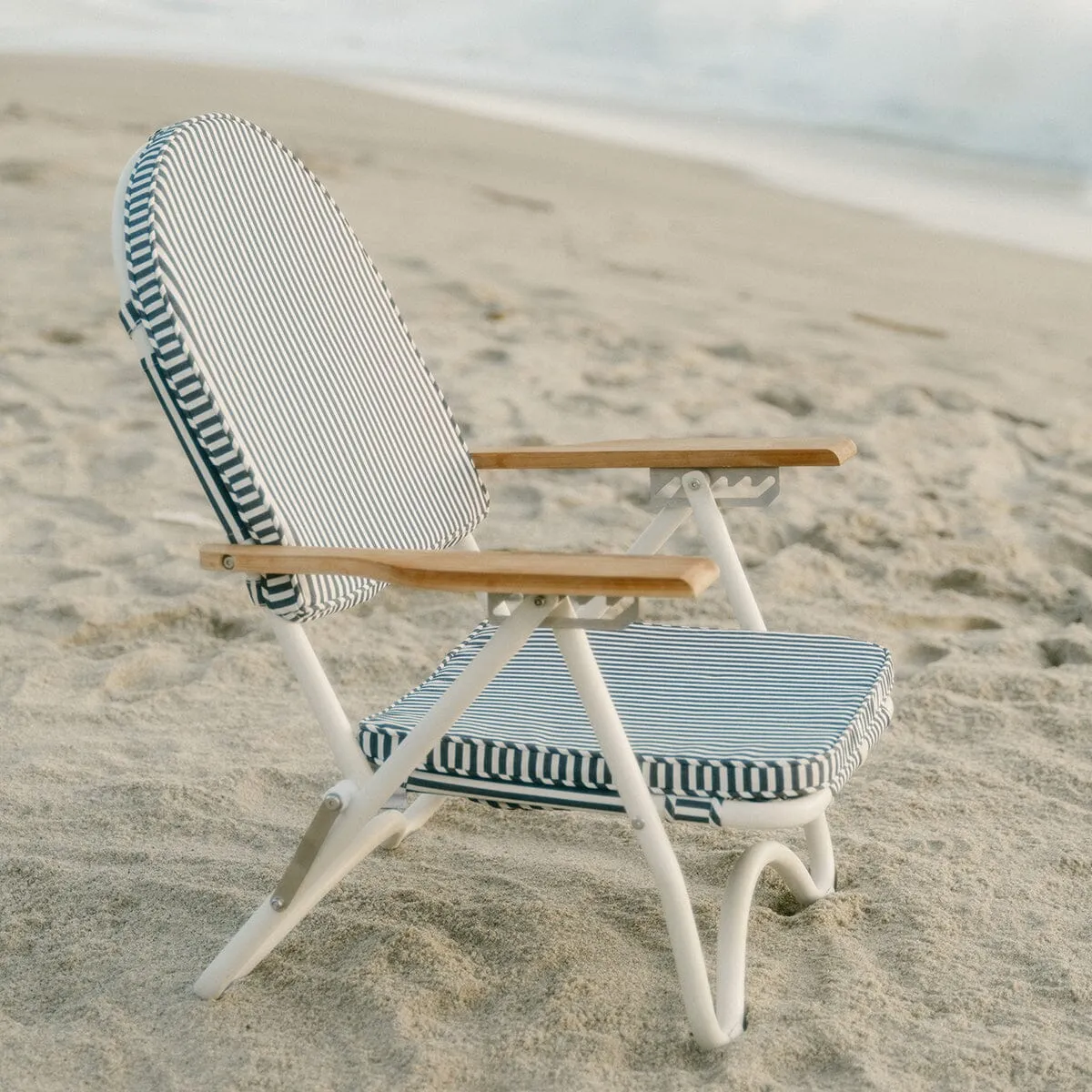 The Pam Chair - Laurens Navy Stripe