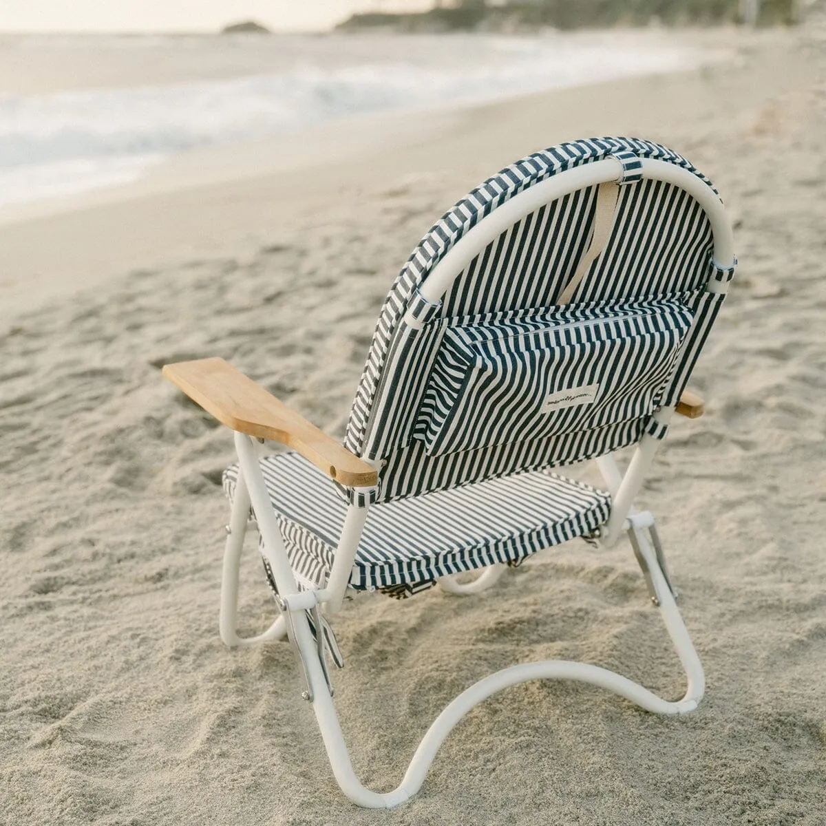 The Pam Chair - Laurens Navy Stripe