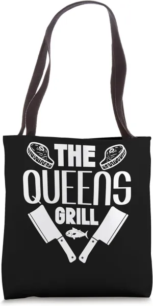 The Queen's Grill Backyard BBQ Enthusiast Barbecue Tote Bag