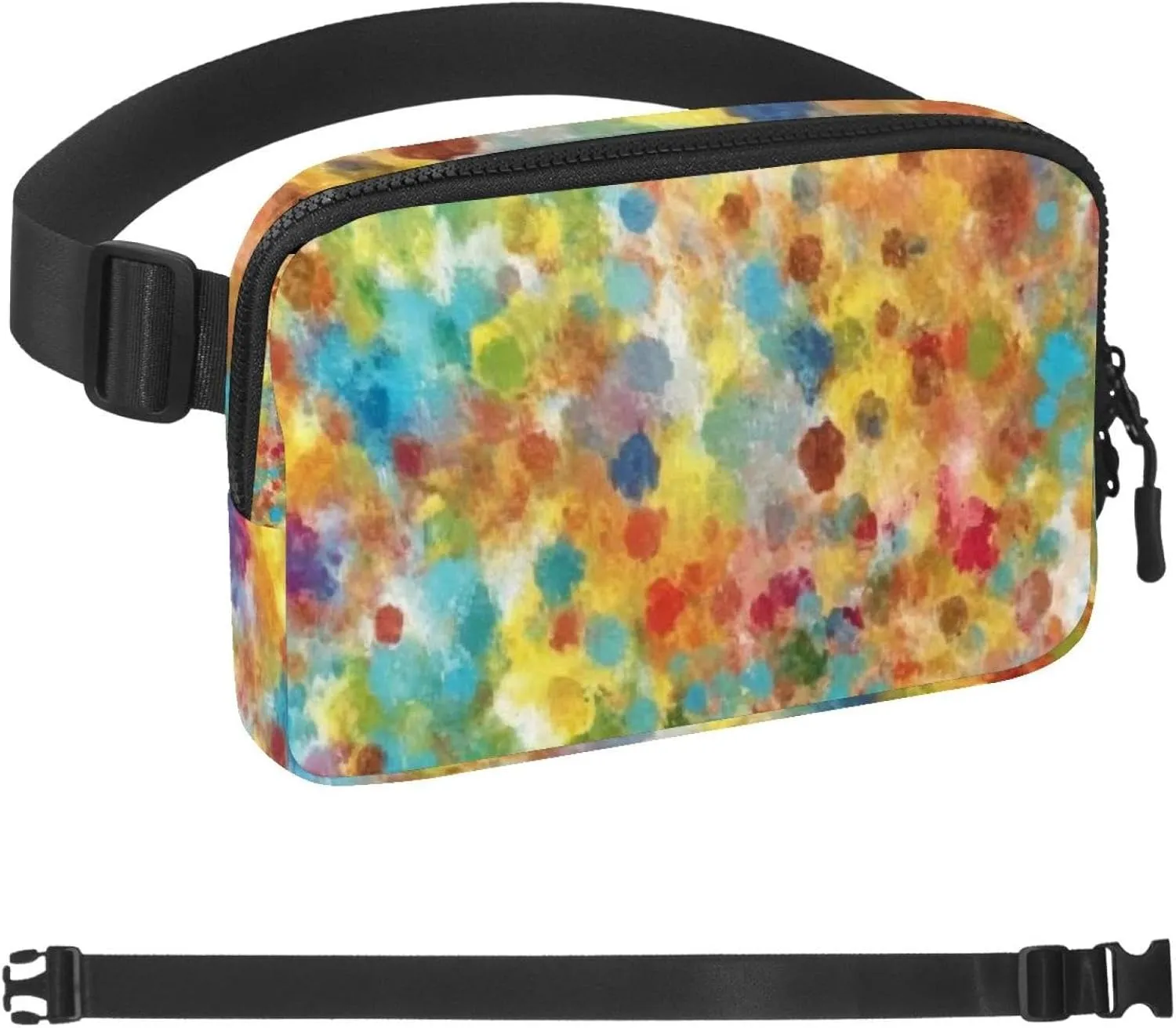 Tie Dyeing Art-230 Belt Bag for Men and Women Fanny Pack,Belt Bag with Adjustable Strap,Fashion Crossbody Everywhere Belt Bag for Travel Outdoors Running Hiking
