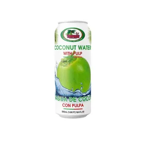 Tropique Coconut Water with Pulp, 16oz Pack of 6, Refreshing Hydration and Tropical Flavor