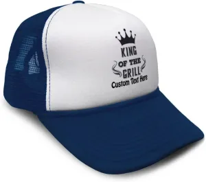 Trucker Hat King of The Grill Grilling BBQ Master of The Grill Grill Polyester
