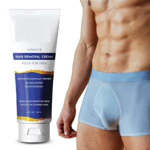 Tubees Intimate/Private Hair Removal Cream for Men (100 ml) | Painless, Faster, Soothing for Unwanted Coarse Pubic Hair, Suitable For All Skin Types (Pack of 1)