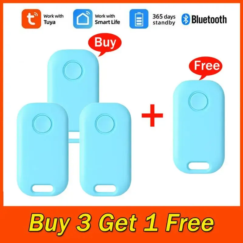 Tuya Smart Finder GPS Tracker Keychain Anti Lost Alarm Find Things Easily Wireless Location Tracker Tag 2-way Search Key Finder