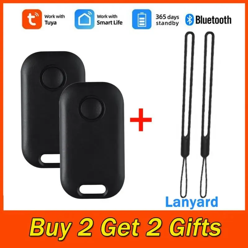Tuya Smart Finder GPS Tracker Keychain Anti Lost Alarm Find Things Easily Wireless Location Tracker Tag 2-way Search Key Finder