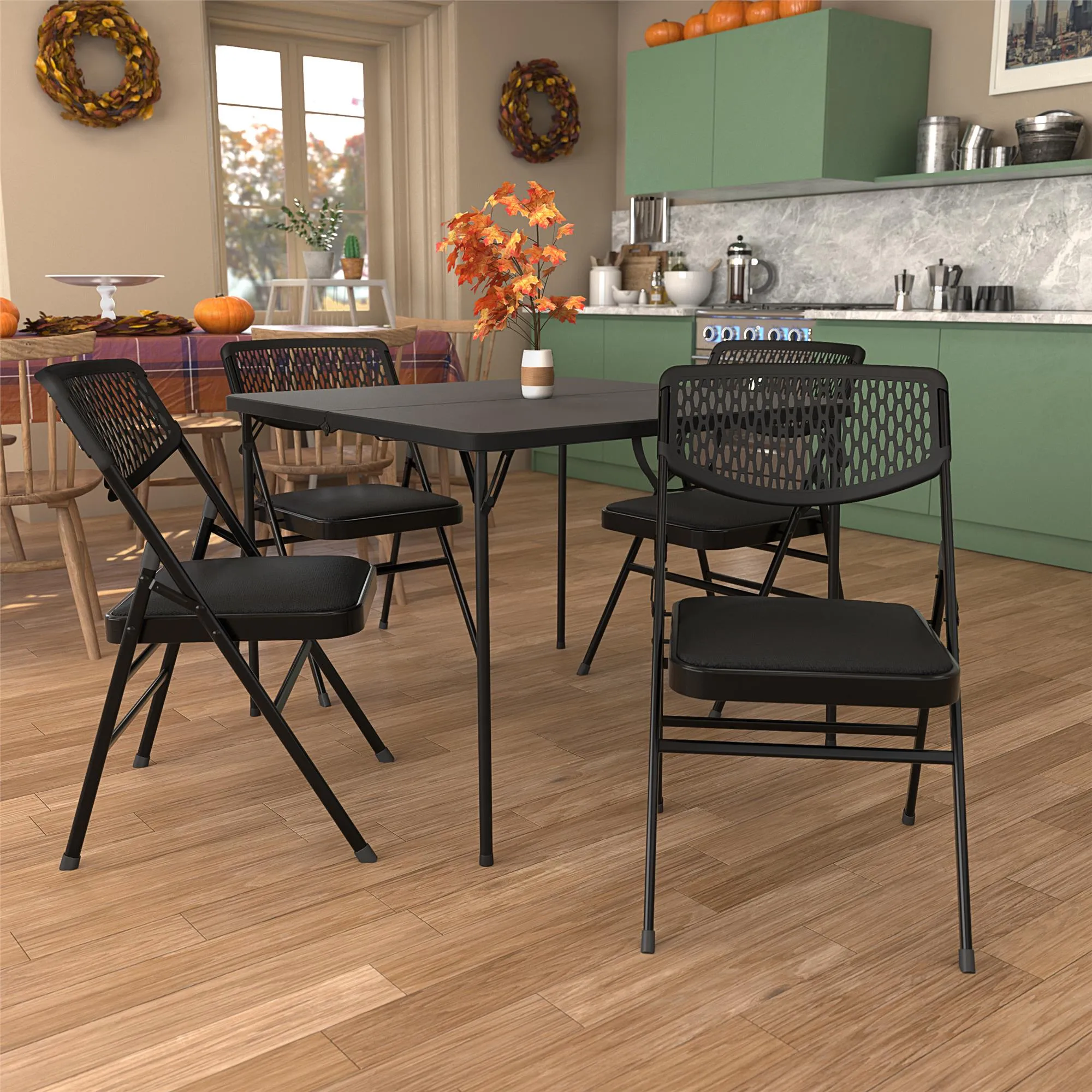 Ultra Comfort Commercial XL Fabric Padded Folding Chair