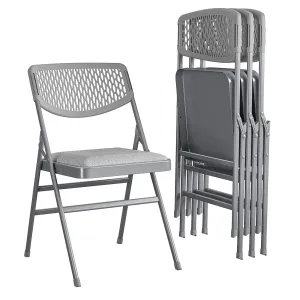 Ultra Comfort Commercial XL Fabric Padded Folding Chair