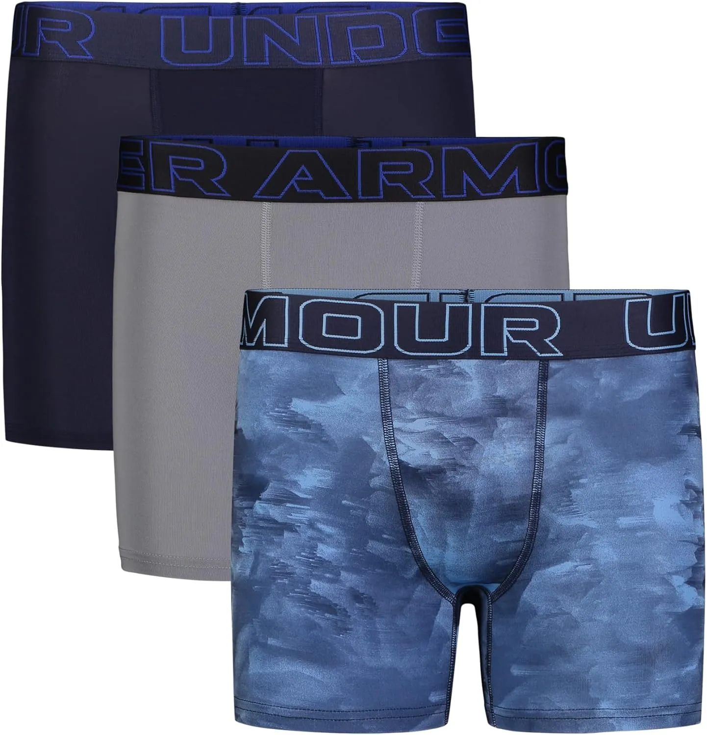 Under Armour Boys' Big Performance Boxer Briefs, Lightweight & Smooth Stretch Fit