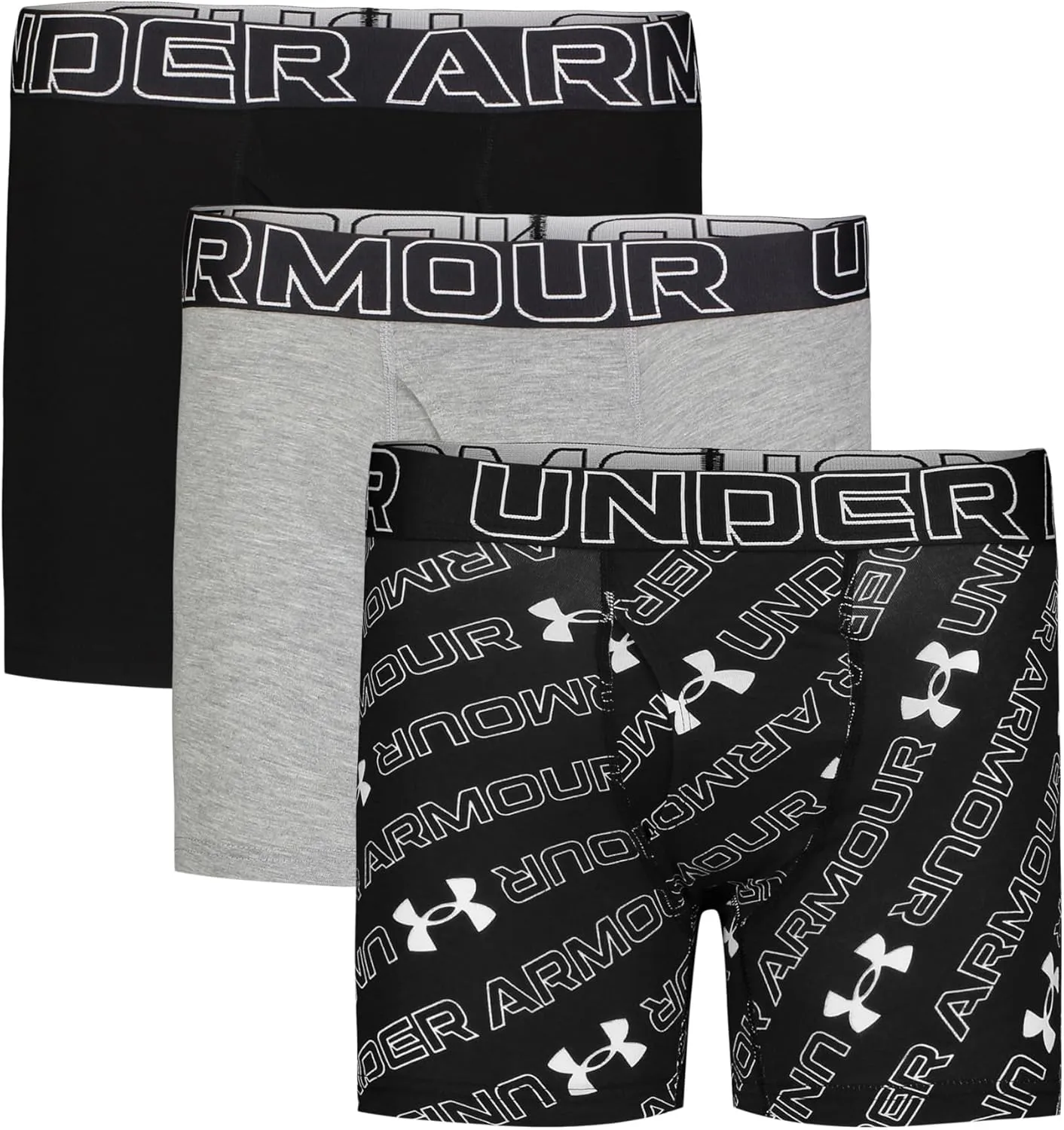 Under Armour Boys' Big Performance Boxer Briefs, Lightweight & Smooth Stretch Fit