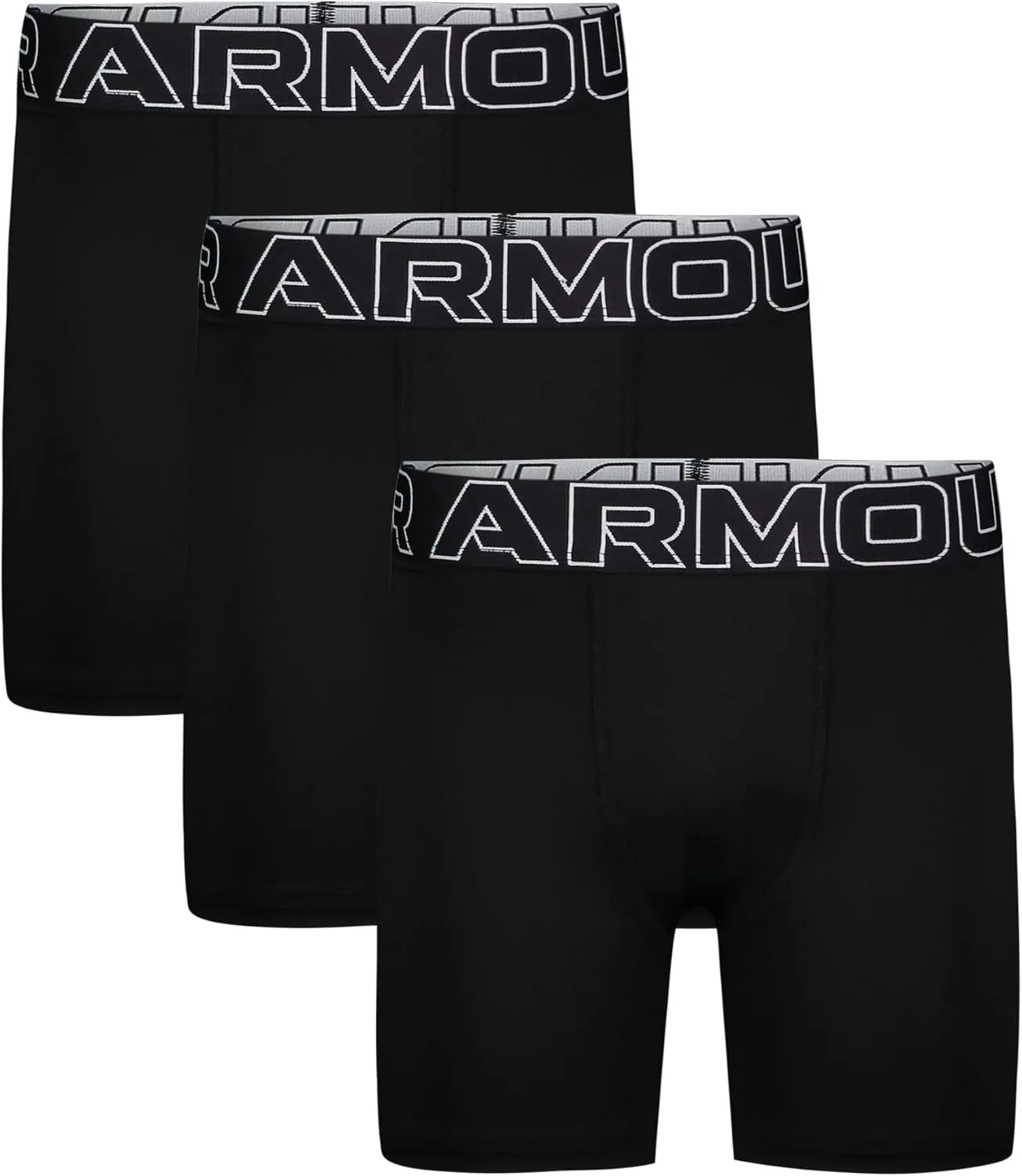 Under Armour Boys' Big Performance Boxer Briefs, Lightweight & Smooth Stretch Fit