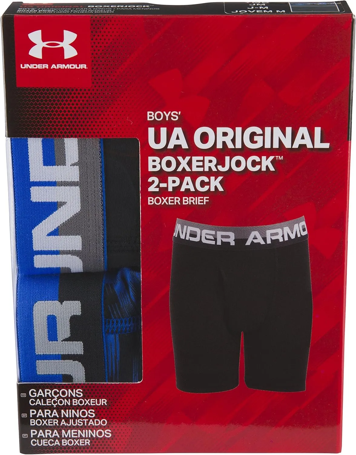 Under Armour Boys' Big Performance Boxer Briefs, Lightweight & Smooth Stretch Fit