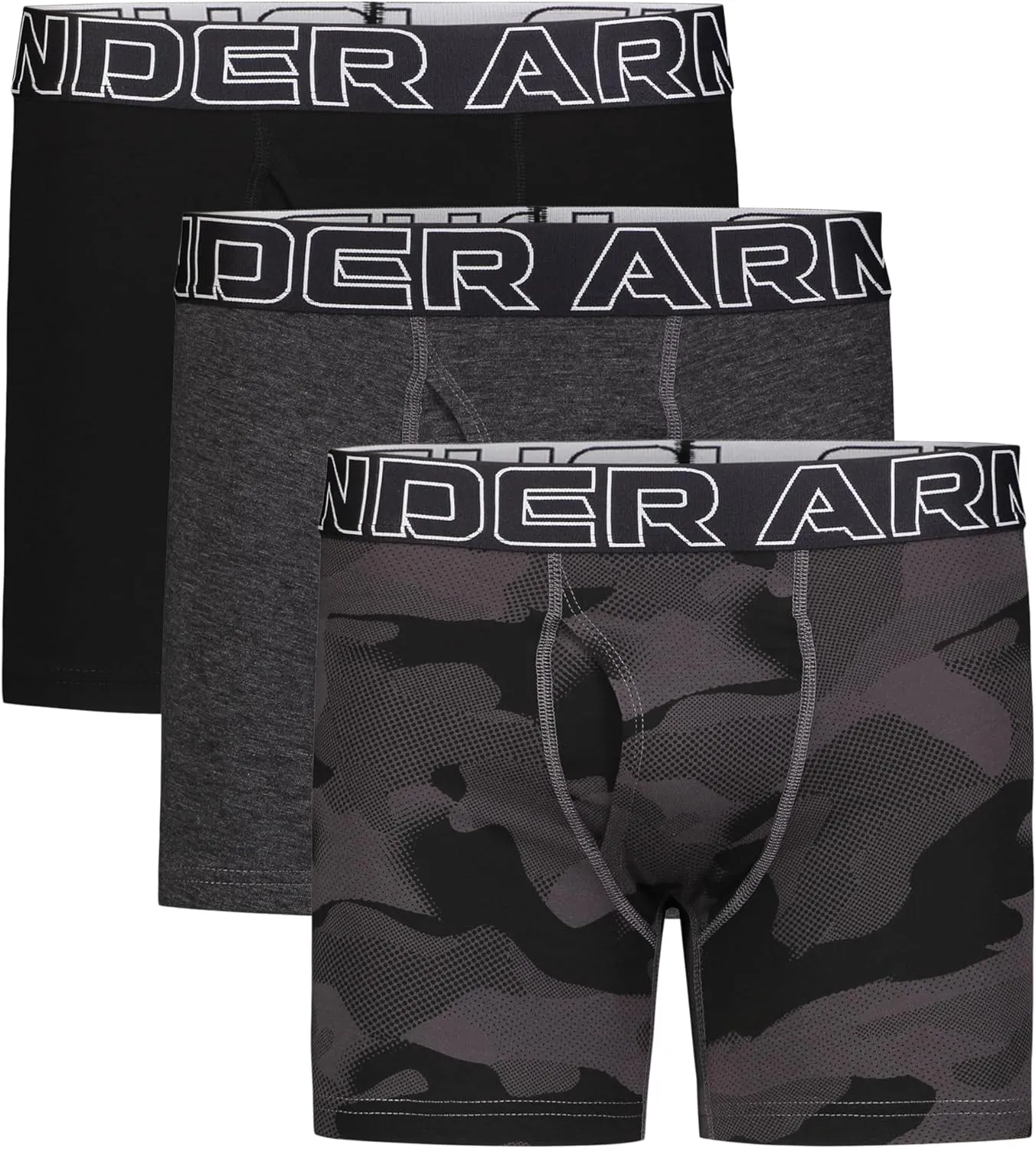 Under Armour Boys' Charged Stretch Boxer Jock, Lightweight & Smooth Stretch Fit