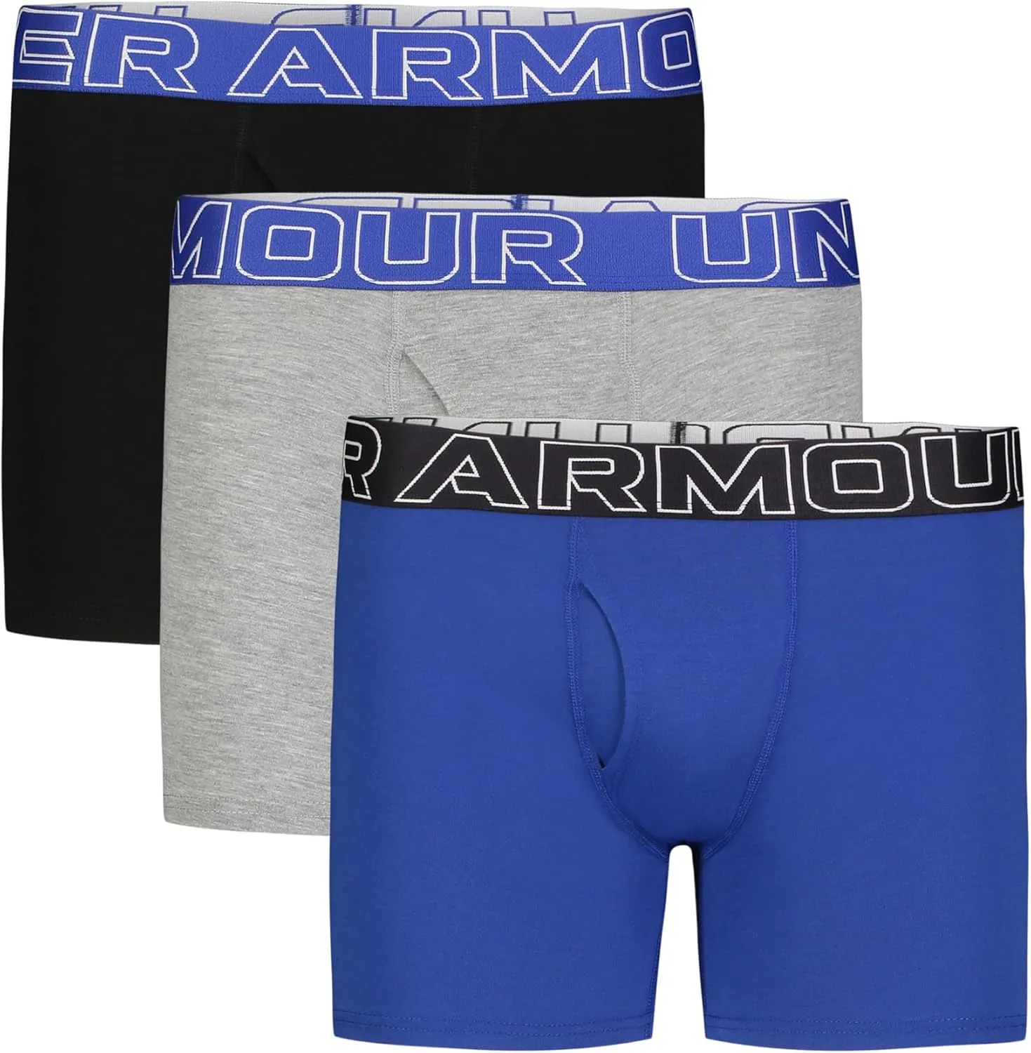 Under Armour Boys' Charged Stretch Boxer Jock, Lightweight & Smooth Stretch Fit