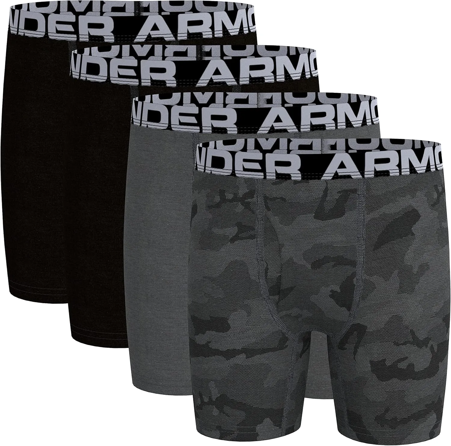 Under Armour Boys' Charged Stretch Boxer Jock, Lightweight & Smooth Stretch Fit