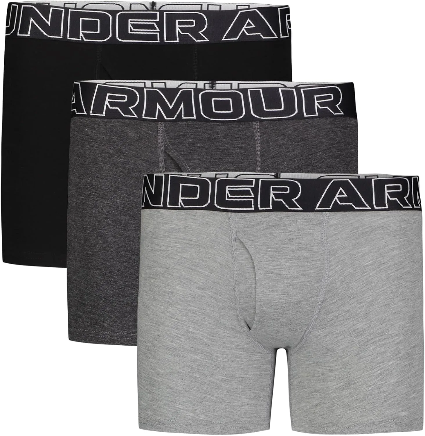 Under Armour Boys' Charged Stretch Boxer Jock, Lightweight & Smooth Stretch Fit