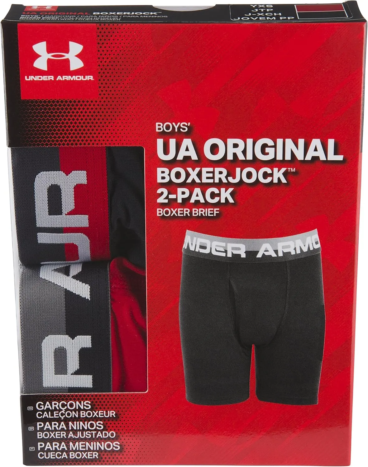 Under Armour Boys' Performance Boxer Briefs, Lightweight & Smooth Stretch Fit