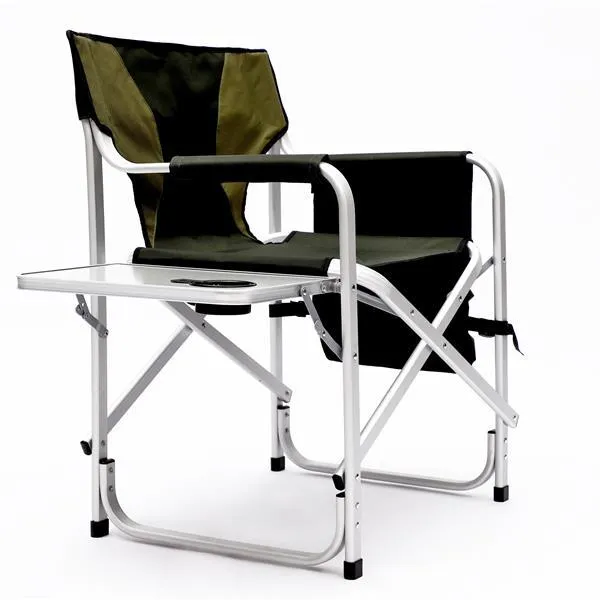 Upholstered Folding Outdoor Chair With Side Table And Storage Bag upholstered folding chair