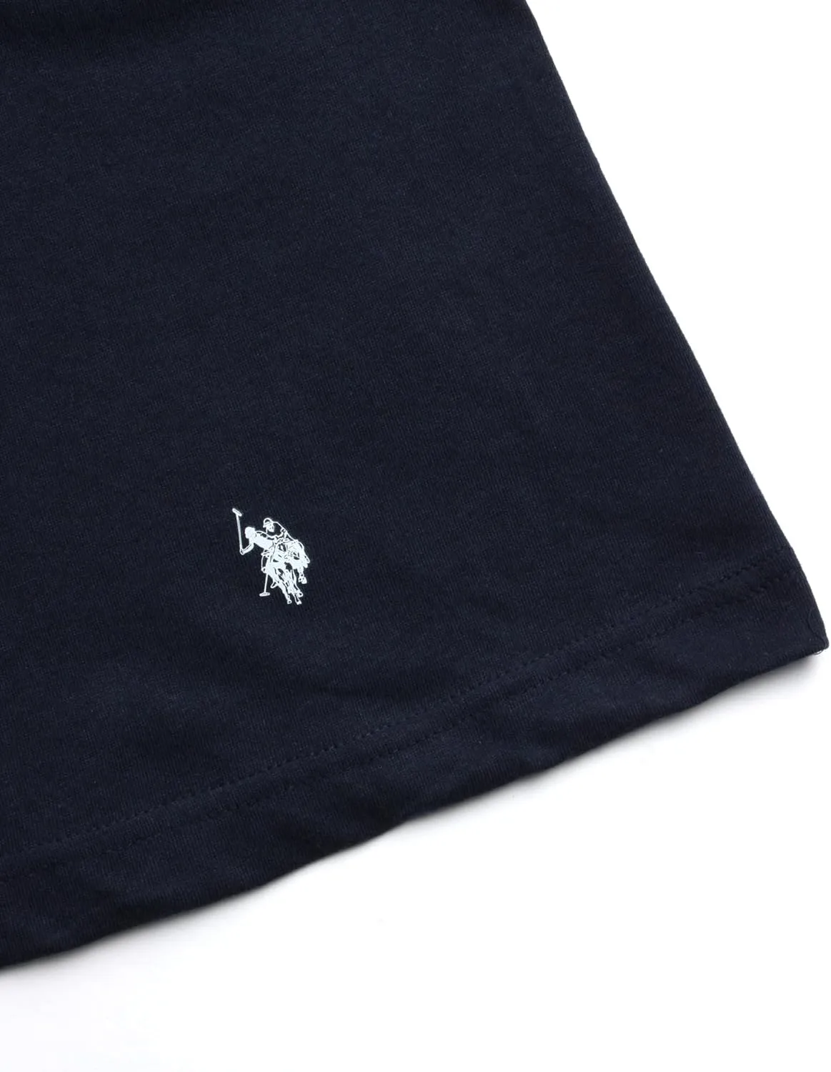 U.S. Polo Assn. Men's Undershirt - 4 Pack Lightweight 100% Cotton Classic Crewneck T-Shirts for Men (Sizes: S-XL)