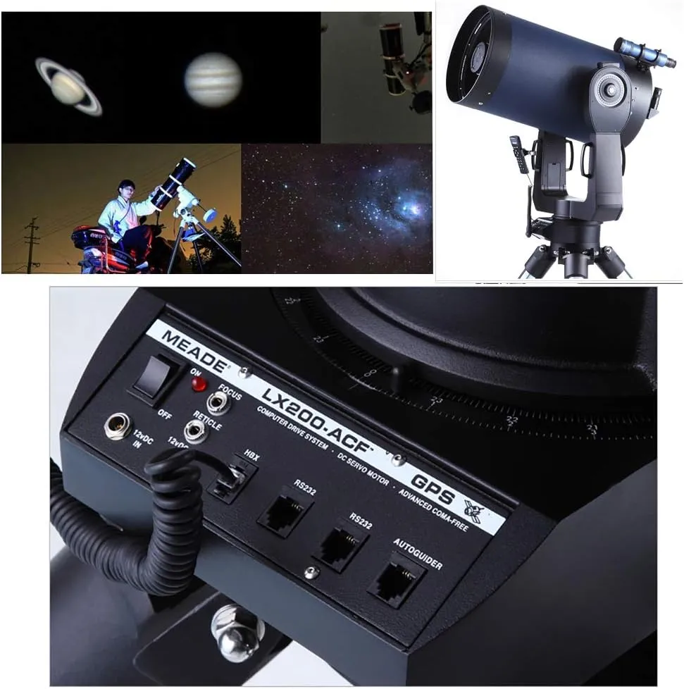 Usangreen Meade LX200 GPS AUTOSTAR II Telescope Control Cable CP2102 Chip PC RS232 Serial RJ12 6P6C Upgrade Console Cable (Length:10feet/300cm)