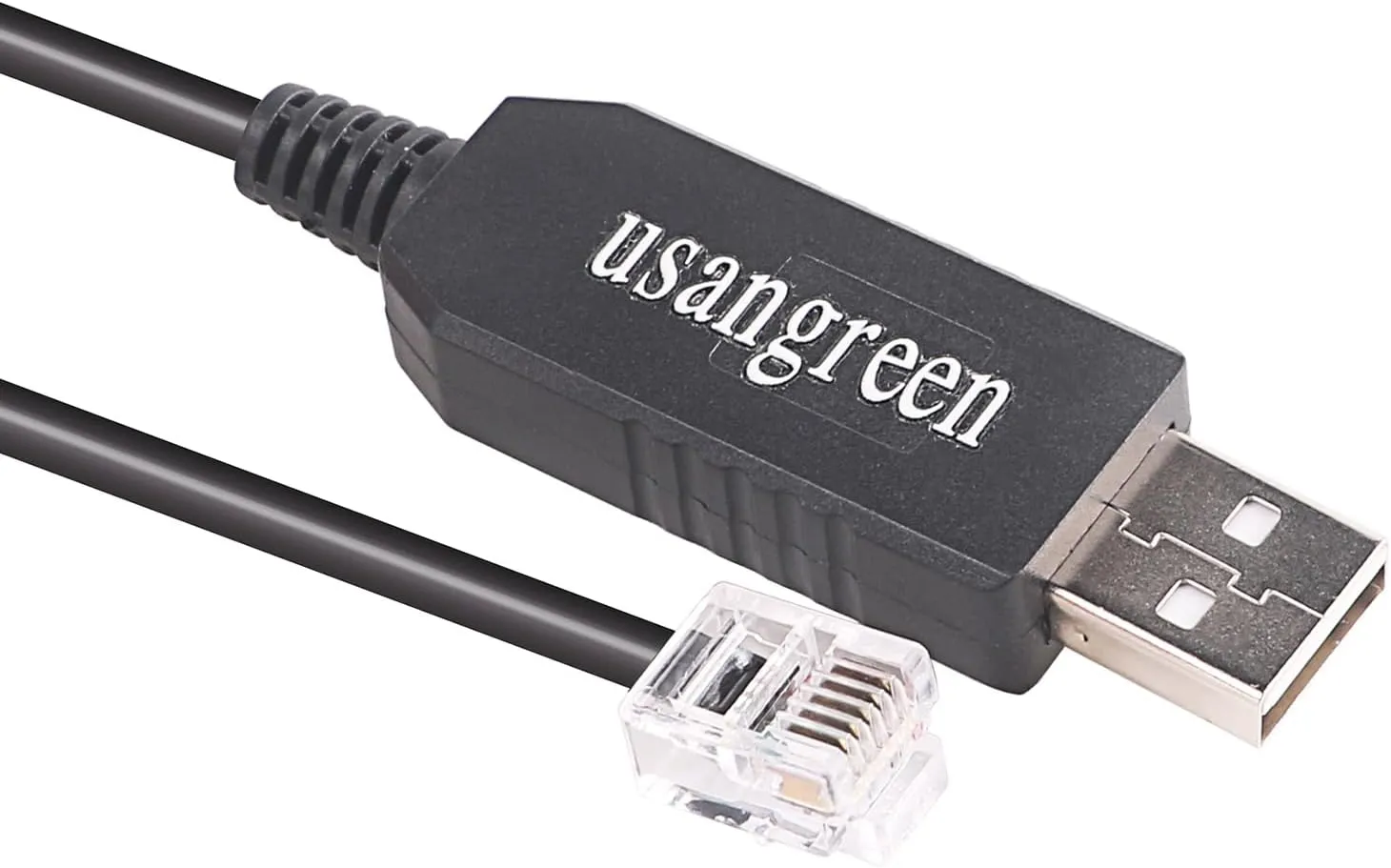 Usangreen Meade LX200 GPS AUTOSTAR II Telescope Control Cable CP2102 Chip PC RS232 Serial RJ12 6P6C Upgrade Console Cable (Length:10feet/300cm)