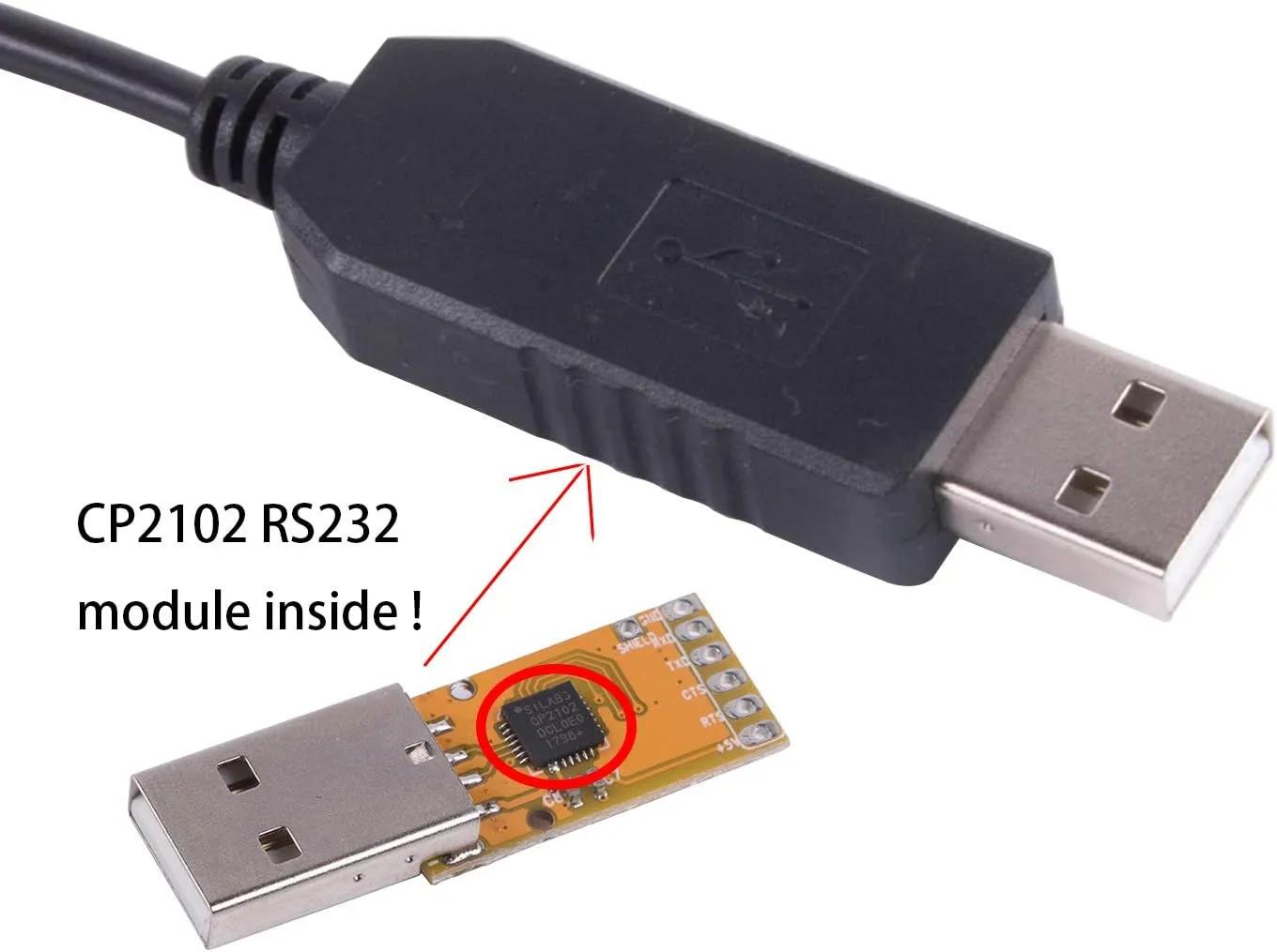 Usangreen Meade LX200 GPS AUTOSTAR II Telescope Control Cable CP2102 Chip PC RS232 Serial RJ12 6P6C Upgrade Console Cable (Length:10feet/300cm)