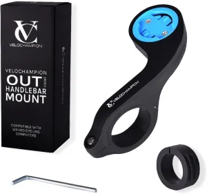 VeloChampion Out Front Bike Handlebar Mount Compatible with Wahoo Computer Bolt, Bolt v2, Elemnt, Roam or Elemnt Roam v2