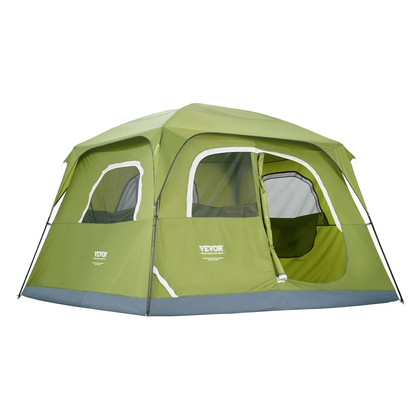 VEVOR Camping Tent, 10 x 9 x 6.5 ft - Waterproof & Lightweight, Easy Setup