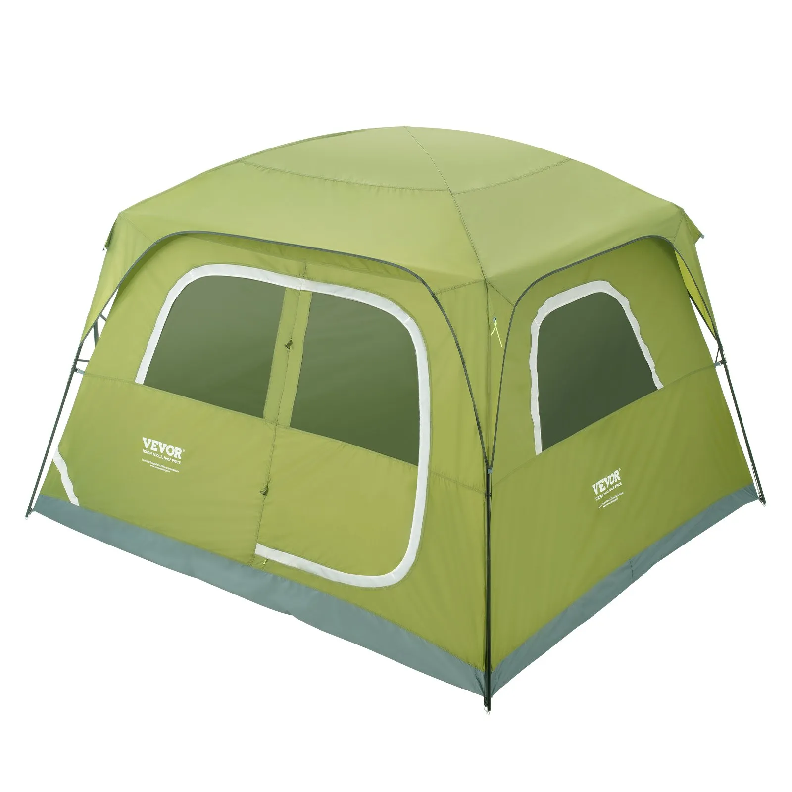 VEVOR Camping Tent, 10 x 9 x 6.5 ft - Waterproof & Lightweight, Easy Setup