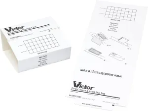 Victor M309 Professional Glue Boards for Insect and Rodent monitoring - 72 Glue Boards
