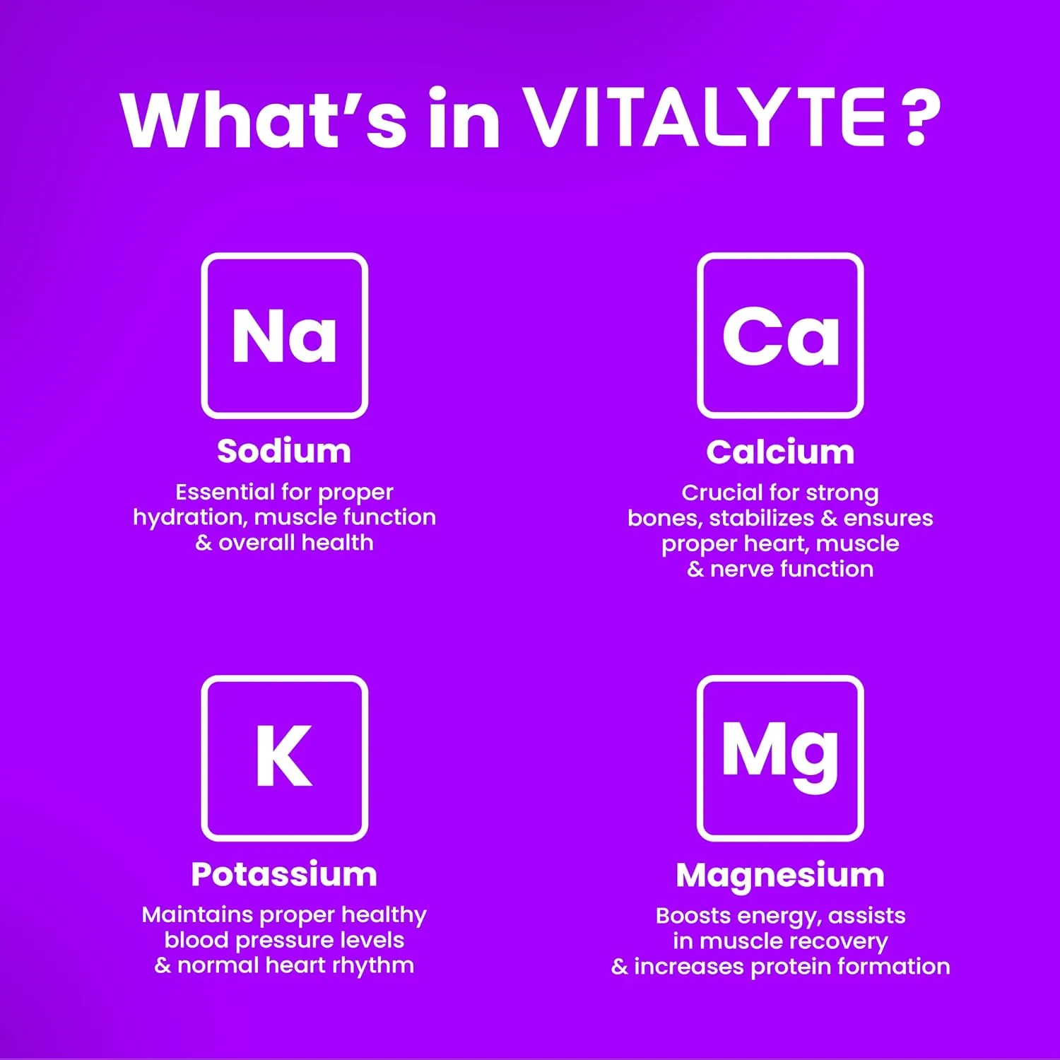Vitalyte Electrolyte Powder Drink Mix, Isotonic Electrolyte Hydration Mix, Gluten Free Post Workout Powder Mix, Pack of 2, 35 oz. Each, Grape Flavor