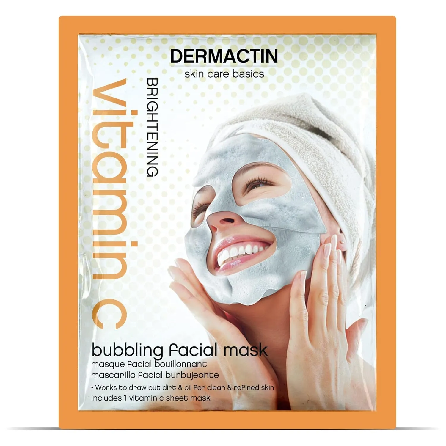 Vitamin C Bubbling Facial Mask (Pack of 4)