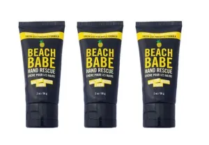 Walton Wood Farm Hand Rescue Tube 3 Pack (Beach Babe) Fresh-Cut Pineapple Scent Vegan-Friendly and Paraben-Free 2 oz