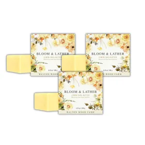 Walton Wood Farm Shea Butter Soap Bar - Lemon Verbena (3-pack)